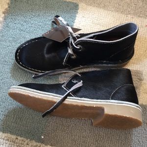 Uwezo calf hair desert boots